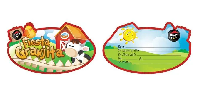 Ilustraciones para Piñatas Pizza Hut El Salvador - evemagana.com