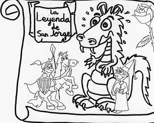 ILUSTRACIONES DE SANT JORDI PARA CELEBRAR