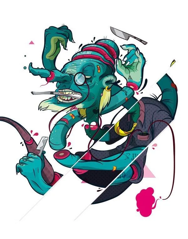 Ilustraciones Vectoriales de Andrés Ariza | Designals