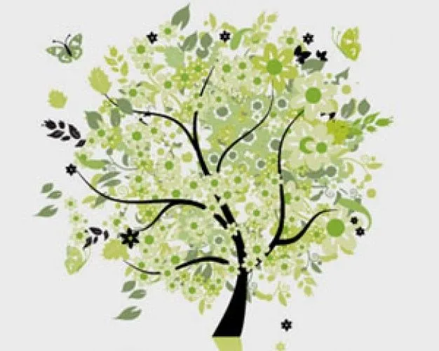 ilustraciones vectoriales de árboles mariposas | Descargar ... ilustraciones vectoriales de árboles mariposas | Descargar ...