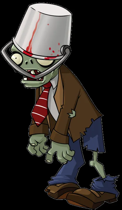 Image - Buckethead Zombie.png - Plants vs. Zombies Wiki, the free ... Image - Buckethead Zombie.png - Plants vs. Zombies Wiki, the free ...