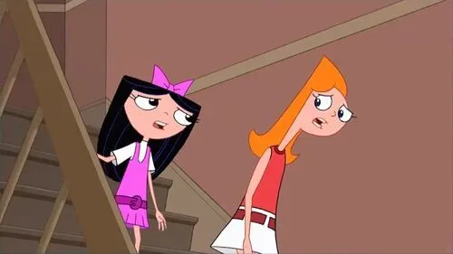 Image - Candace and isabella coming down the stairs while singing ... Image - Candace and isabella coming down the stairs while singing ...