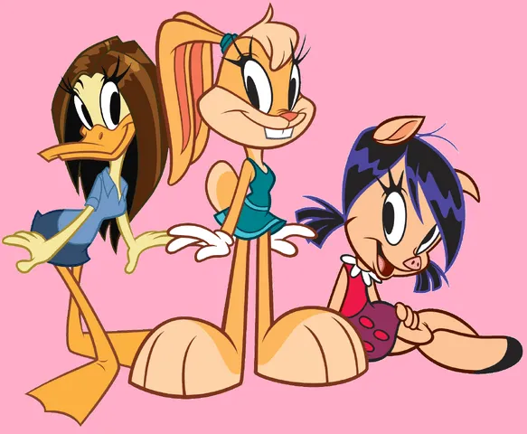 Image - Tina, Lola and Petunia.png - The Looney Tunes Show Fanon Wiki