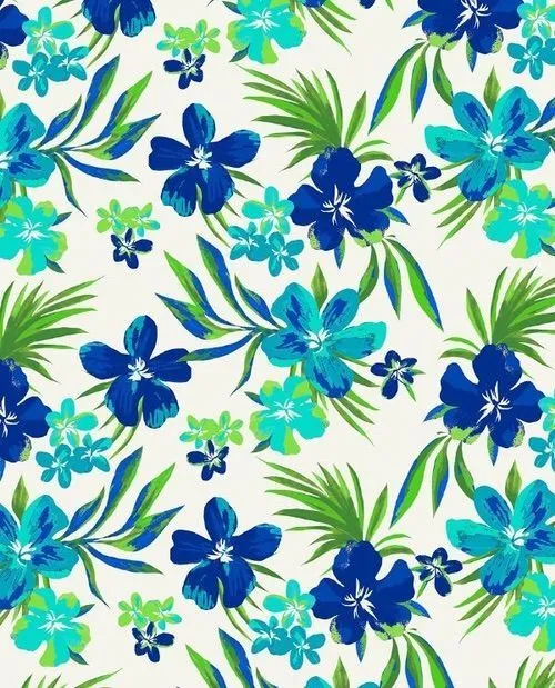 Image via We Heart It #azul #background #flores #verde #wallpaper ...