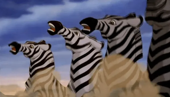Image - ZebraCel.png - The Lion King