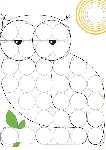 DIBUJOS INFANTILES CON CIRCULOS