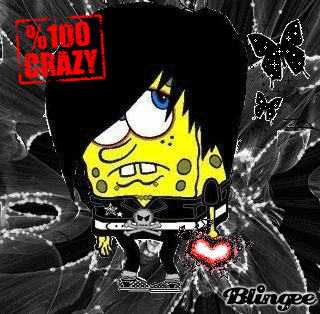 Bob esponja emo Picture #123879335 | Blingee.
