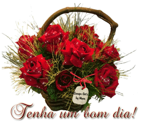 Imagem para face Tenha um bom dia gif animado de Cesta com rosas 2459 Imagem para face Tenha um bom dia gif animado de Cesta com rosas 2459