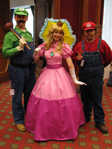 ... imagem muito mais pela princesa Peach do que pelos irmãos Mario ... imagem muito mais pela princesa Peach do que pelos irmãos Mario