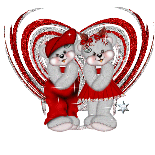 Imagen de amor de una pareja de ositos con movimiento | Imágenes ...
