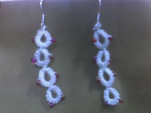 Imagen Aretes con frivolite - grupos.emagister.com Imagen Aretes con frivolite - grupos.emagister.com