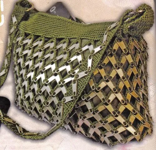 Bolsa tejida con fichas de refresco - Imagui Bolsa tejida con fichas de refresco - Imagui