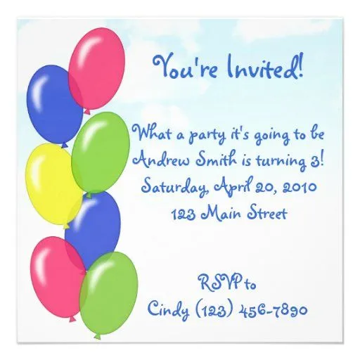 Imagen borde globos fiesta de cumpleaños - Imagui