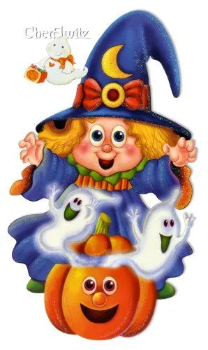 Imagen brujitas y fantasmas - grupos.