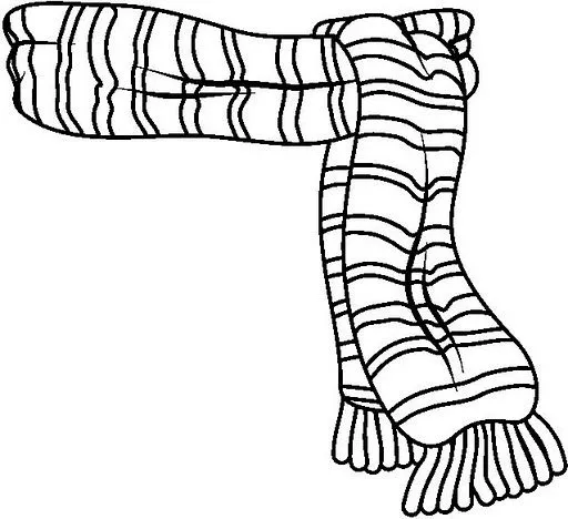 Imagen para dibujar de una bufanda - Imagui