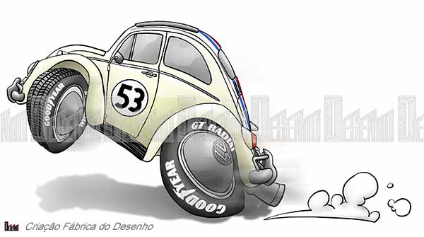 Caricatura de carro | Caricaturas - Fábrica do Desenho | Elo7