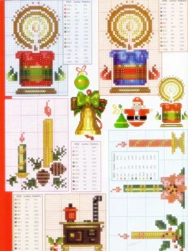 Cenefas en punto de cruz navideñas - Imagui Cenefas en punto de cruz navideñas - Imagui