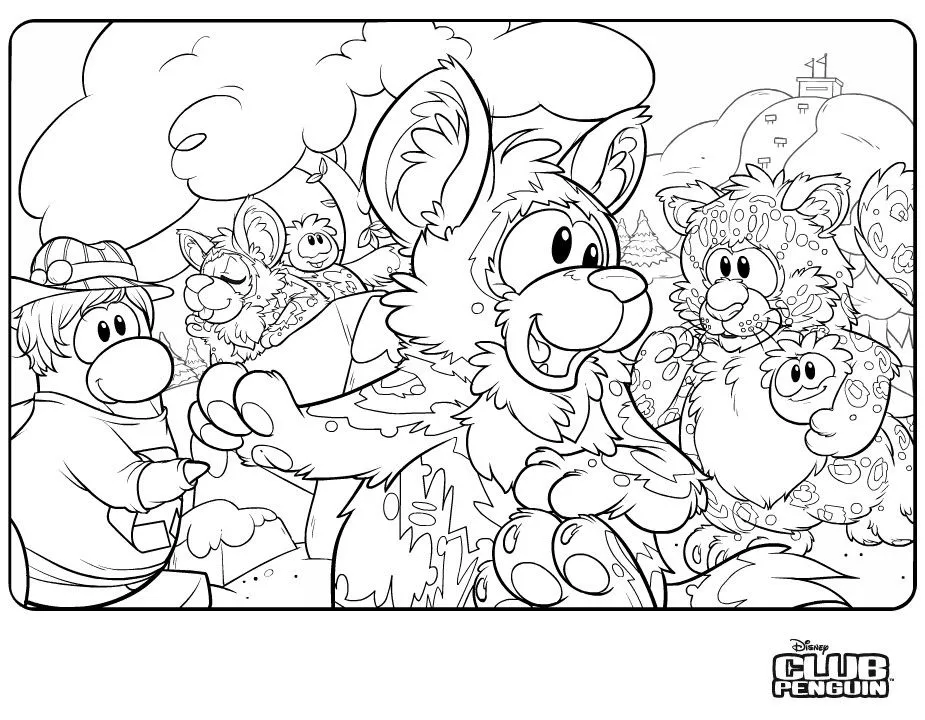 Imagen para colorear -