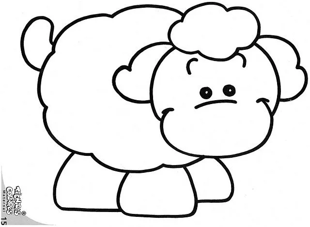 Imagen para colorear de un borrego - Imagui Imagen para colorear de un borrego - Imagui