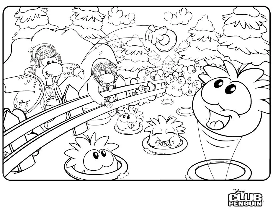 Nueva imagen para colorear! | Club Penguin CR Nueva imagen para colorear! | Club Penguin CR