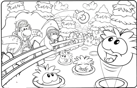 nueva imagen de colorear | Club Penguin Fans nueva imagen de colorear | Club Penguin Fans