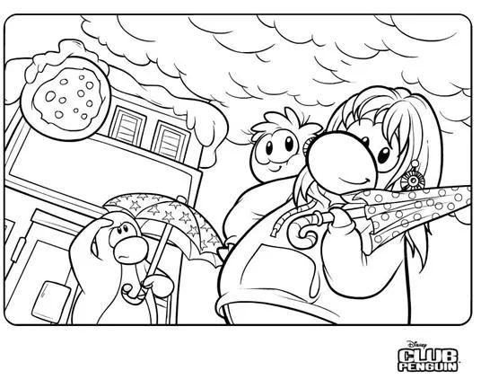 Dibujos para colorear de Club Penguin de Puffles para imprimir ... Dibujos para colorear de Club Penguin de Puffles para imprimir ...