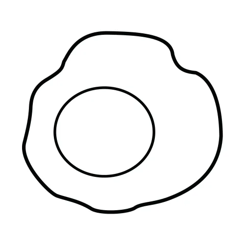 Imagen para colorear de HUEVO - Imagui