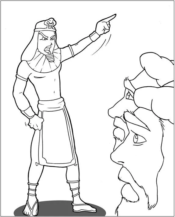 Dibujos Cristianos Para Colorear: Dibujos de Moises para Colorear