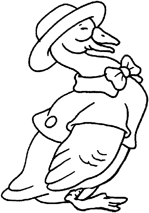 Imagen para colorear Pato con pajarita | Imagenes.Horabuena.com Imagen para colorear Pato con pajarita | Imagenes.Horabuena.com