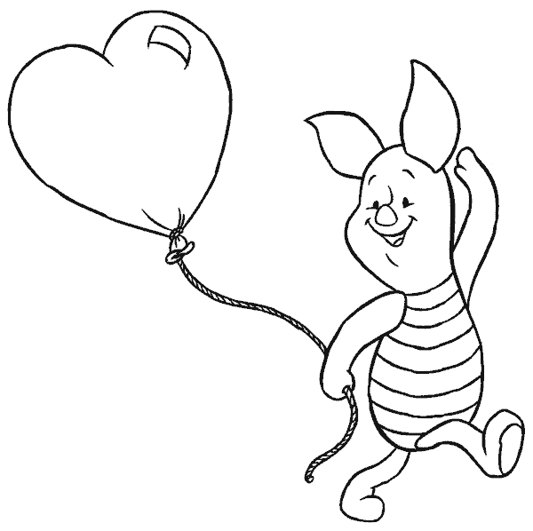 Imagen para colorear Piglet Winnie the pooh | Denis Francisco Imagen para colorear Piglet Winnie the pooh | Denis Francisco