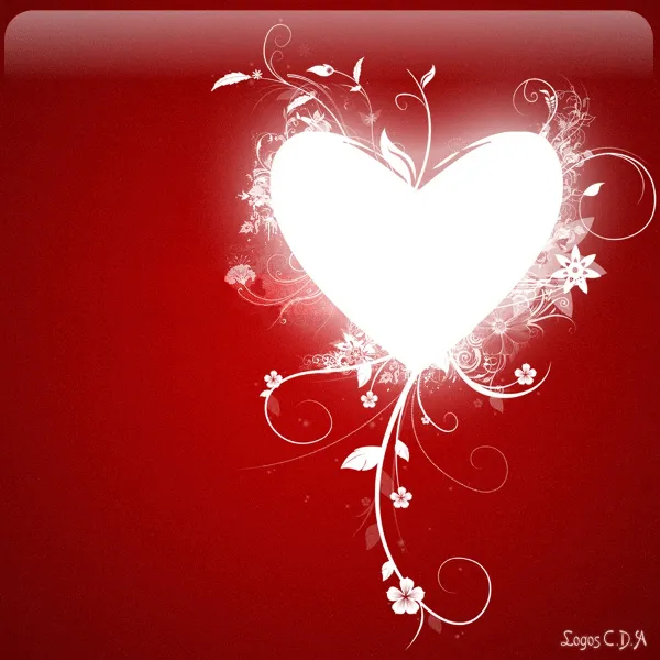 Imagen: Corazón con flores - Logos C.D.A - Expresando Palabra de Vida Imagen: Corazón con flores - Logos C.D.A - Expresando Palabra de Vida