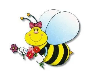 Imagen: dibujo de una abeja