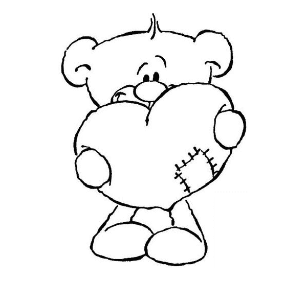 De muñequitos tiernos para colorear - Imagui