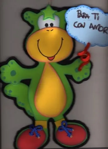 ... de Grupo de Labores y manualidades > Dinosaurio en fomi ... de Grupo de Labores y manualidades > Dinosaurio en fomi