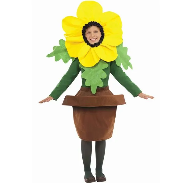Disfraz de girasol infantil: comprar online en Funidelia.