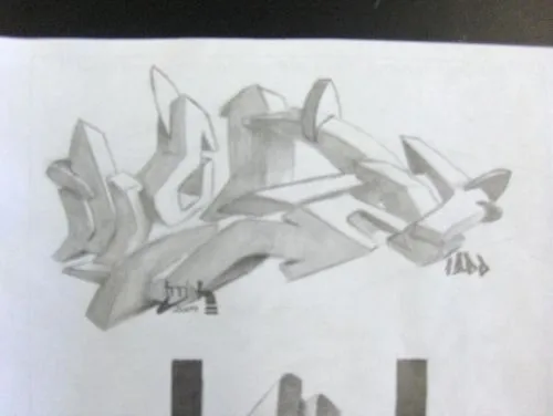 Imagen esboço para graffiti 3D 1ºDP nº2 - grupos.emagister.com Imagen esboço para graffiti 3D 1ºDP nº2 - grupos.emagister.com