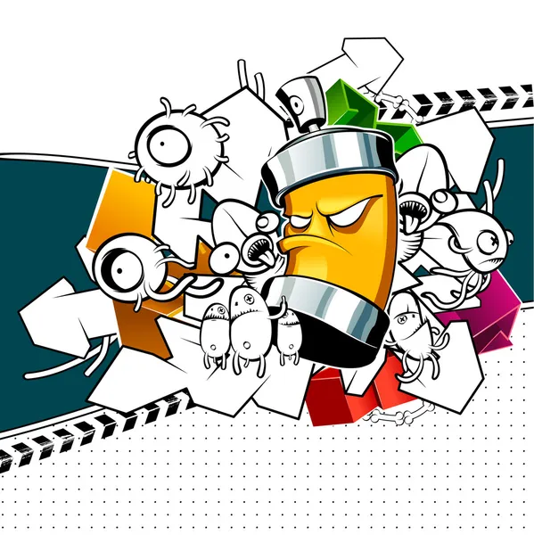 Imagen extraña graffiti — Vector stock © Vecster #1391216 Imagen extraña graffiti — Vector stock © Vecster #1391216