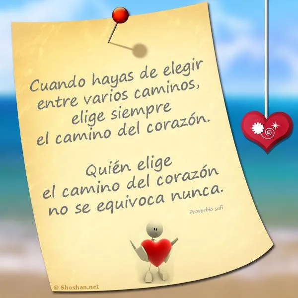 Imagen para Facebook con Frases Universales: Quién elige el camino ...