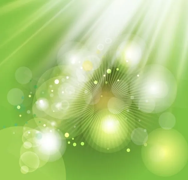 Imagen de fondo burbujas de luz verde | Descargar Vectores gratis