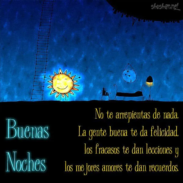Imagen gratis para desear Buenas noches. No te arrepientas de nada. Imagen gratis para desear Buenas noches. No te arrepientas de nada.