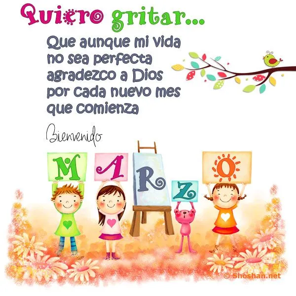 Imagen gratis para Facebook. Bienvenido Marzo Imagen gratis para Facebook. Bienvenido Marzo