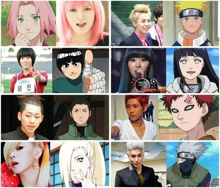Nombres de los personajes de Naruto - Imagui