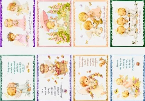 Imagen Lamina de Angelitos muy bonitos - grupos.
