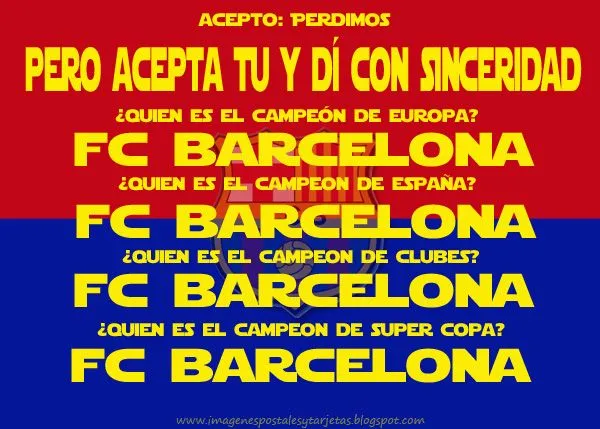 Imagen con Logo de FC Barcelona ~ Imagenes Postales y Tarjetas Imagen con Logo de FC Barcelona ~ Imagenes Postales y Tarjetas