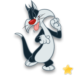 el gato silvestre en imagen de looney tunes