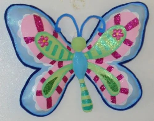 Figuras de mariposa en foami - Imagui