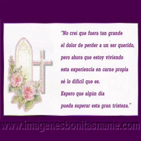 Imagen con Mensaje Triste Pérdida de un Ser Querido - Imagenes ... Imagen con Mensaje Triste Pérdida de un Ser Querido - Imagenes ...