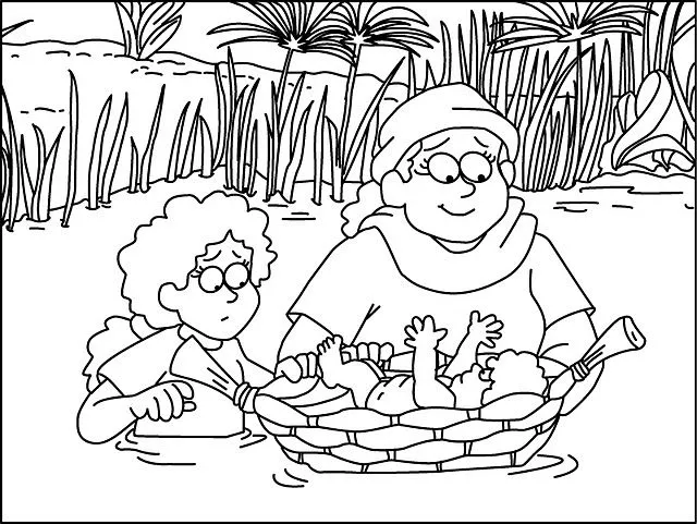 Los niños y la Biblia: Secuencia Historia de Moisés para colorear. Los niños y la Biblia: Secuencia Historia de Moisés para colorear.