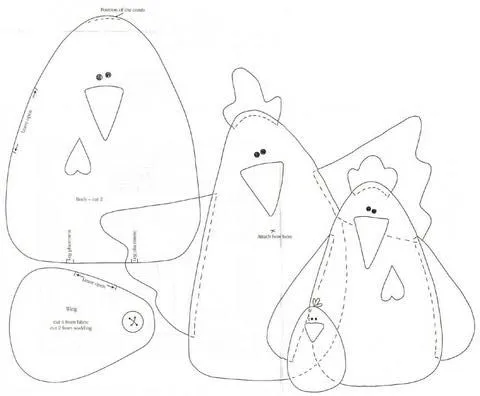 Imagen Molde de Cojín Pollos - grupos.emagister.com