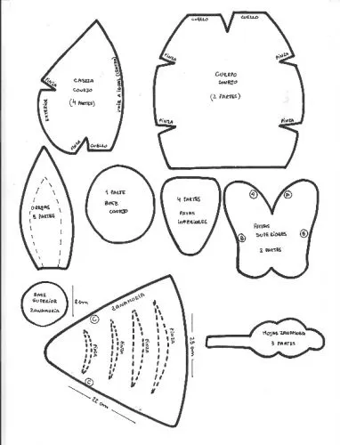 Moldes de conejos de foami - Imagui